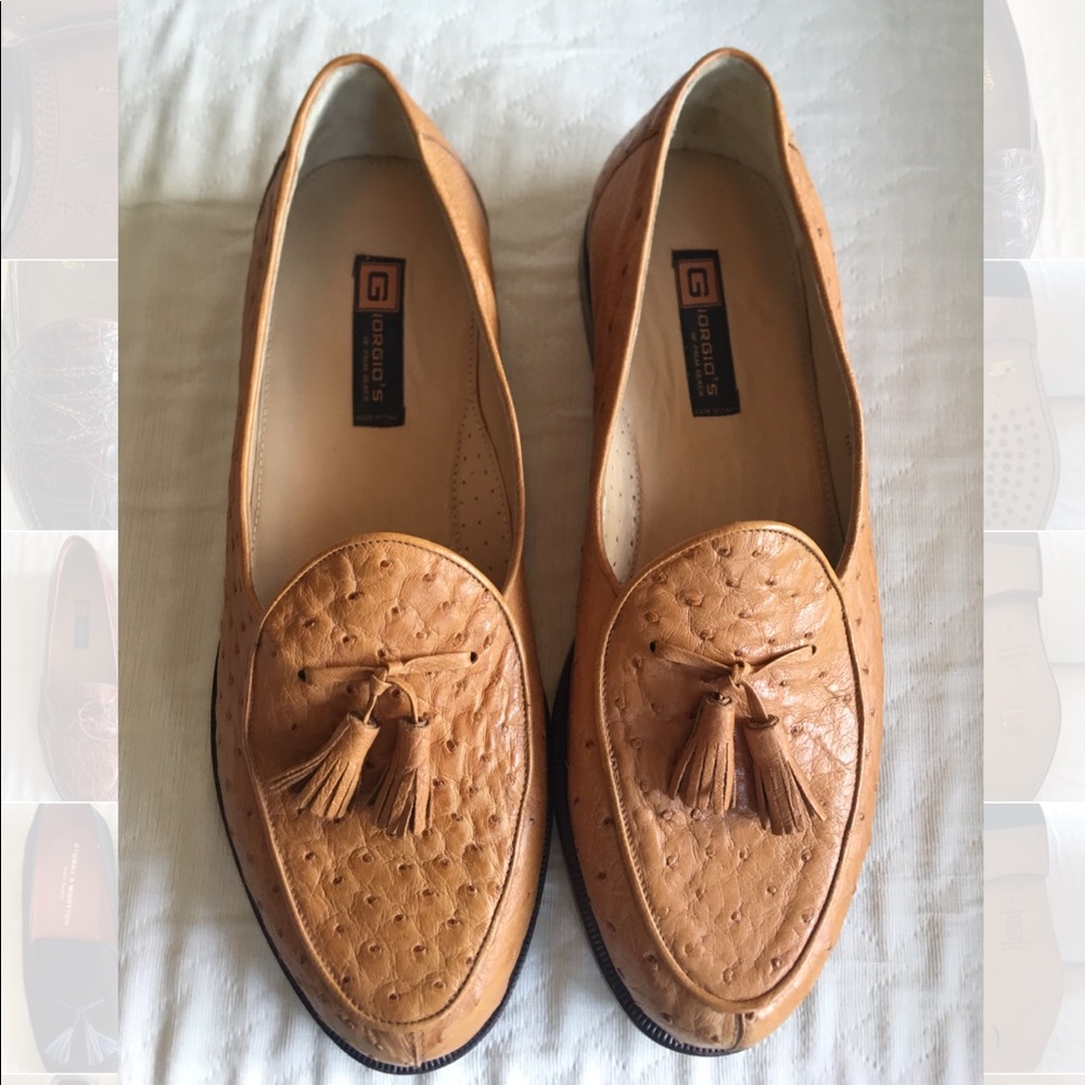 Giorgio's Palm Beach Genuine Ostrich Loafers
